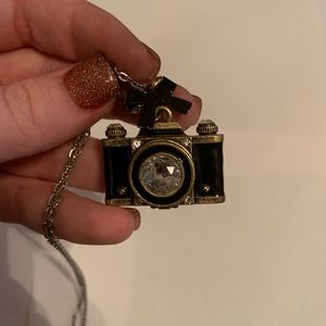 Betsey Johnson Camera Pendant